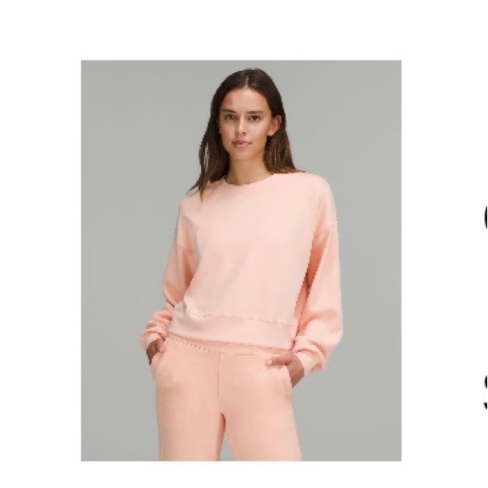 Lululemon Perfectly Oversized Cropped Crew size 8